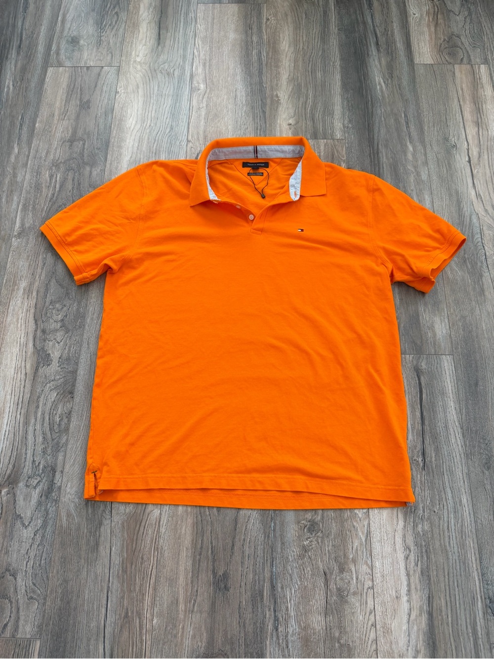 Tommy Hilfiger Orange Polo Shirt men’s XXXL